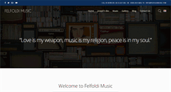 Desktop Screenshot of felfoldimusic.com